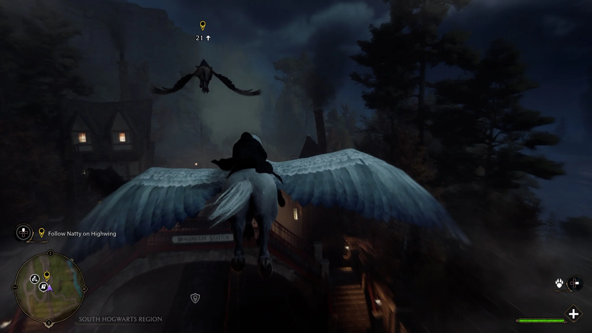 hogwarts legacy: onyx hippogriff mount